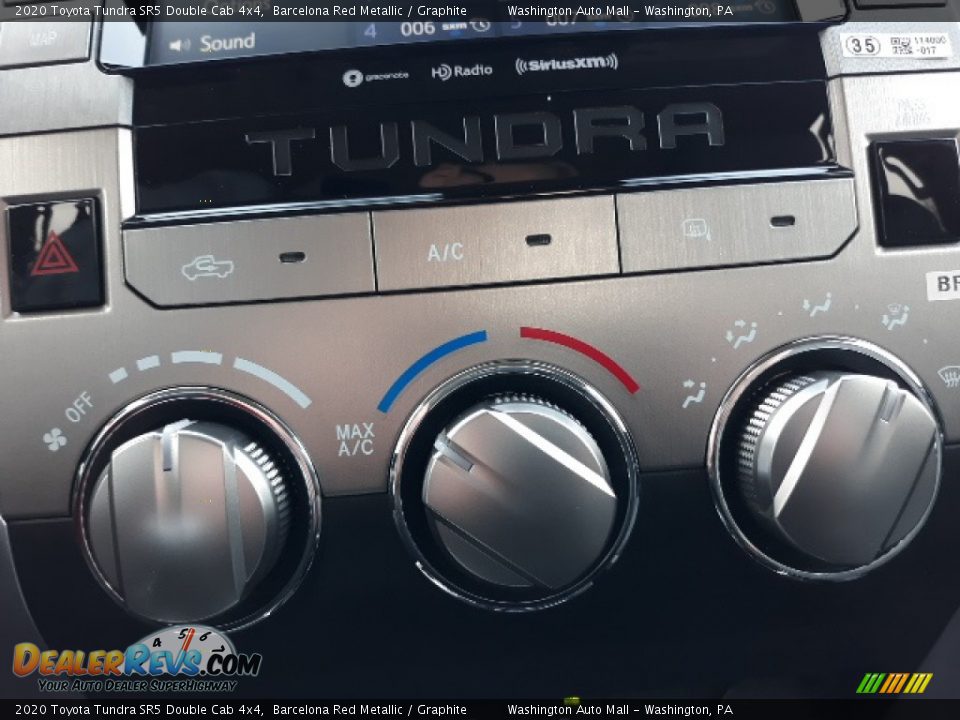 2020 Toyota Tundra SR5 Double Cab 4x4 Barcelona Red Metallic / Graphite Photo #15