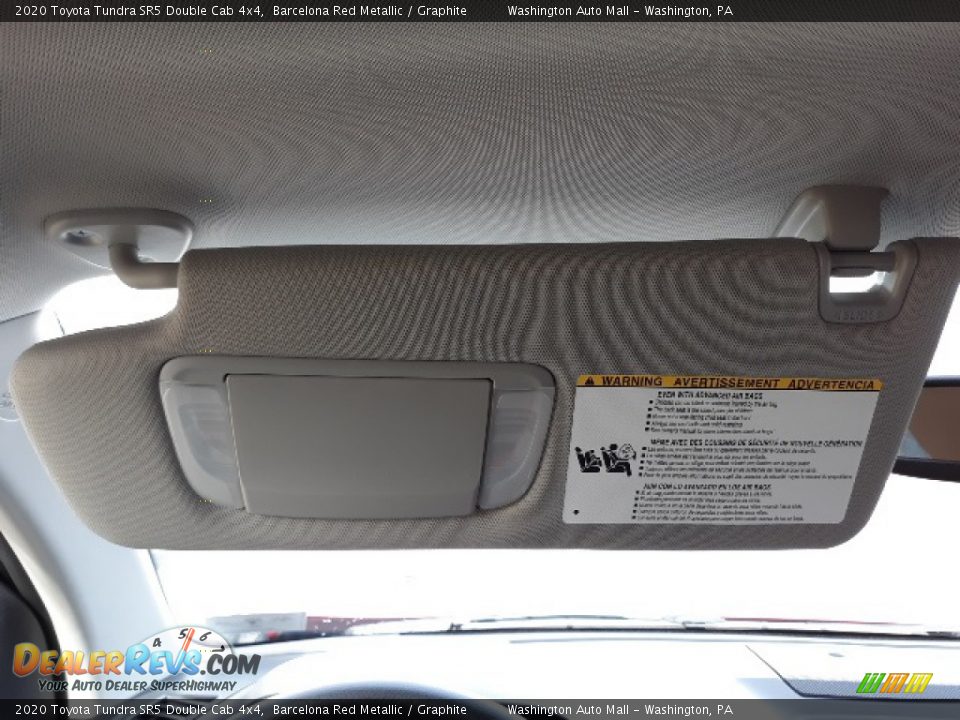 2020 Toyota Tundra SR5 Double Cab 4x4 Barcelona Red Metallic / Graphite Photo #23