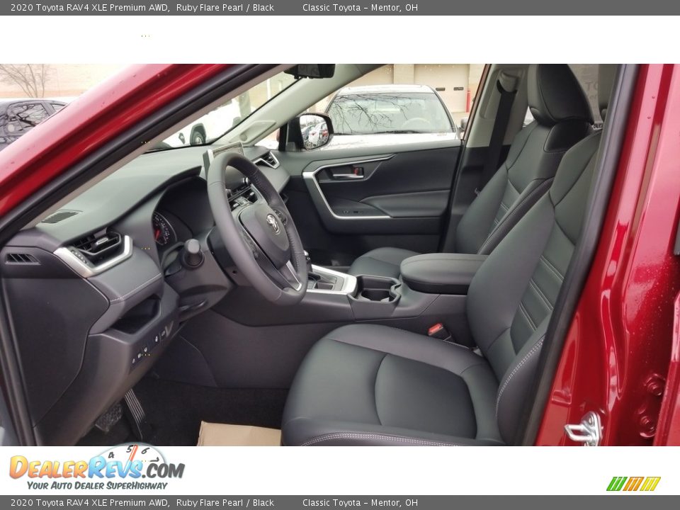 Black Interior - 2020 Toyota RAV4 XLE Premium AWD Photo #2