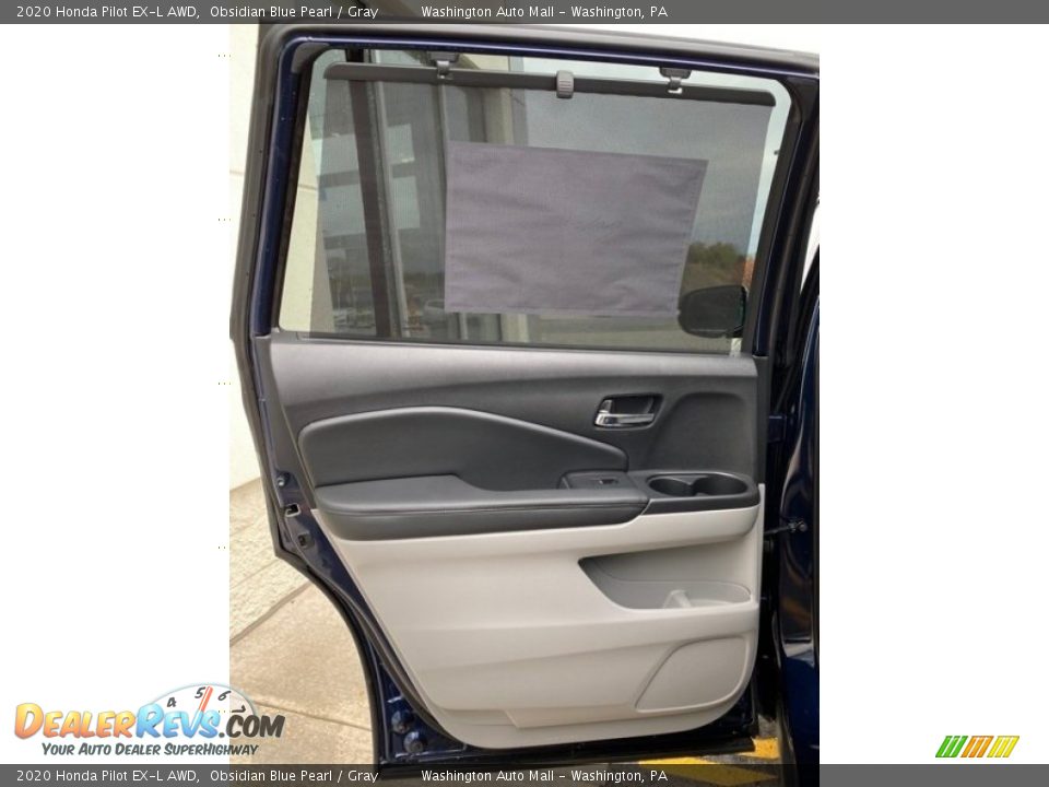 2020 Honda Pilot EX-L AWD Obsidian Blue Pearl / Gray Photo #16