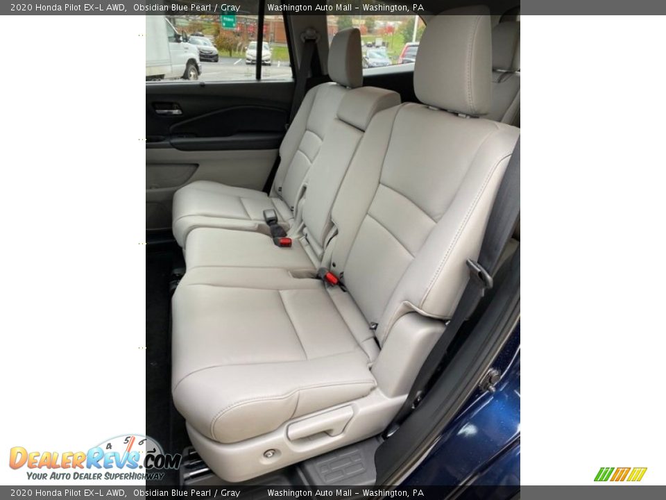 2020 Honda Pilot EX-L AWD Obsidian Blue Pearl / Gray Photo #18