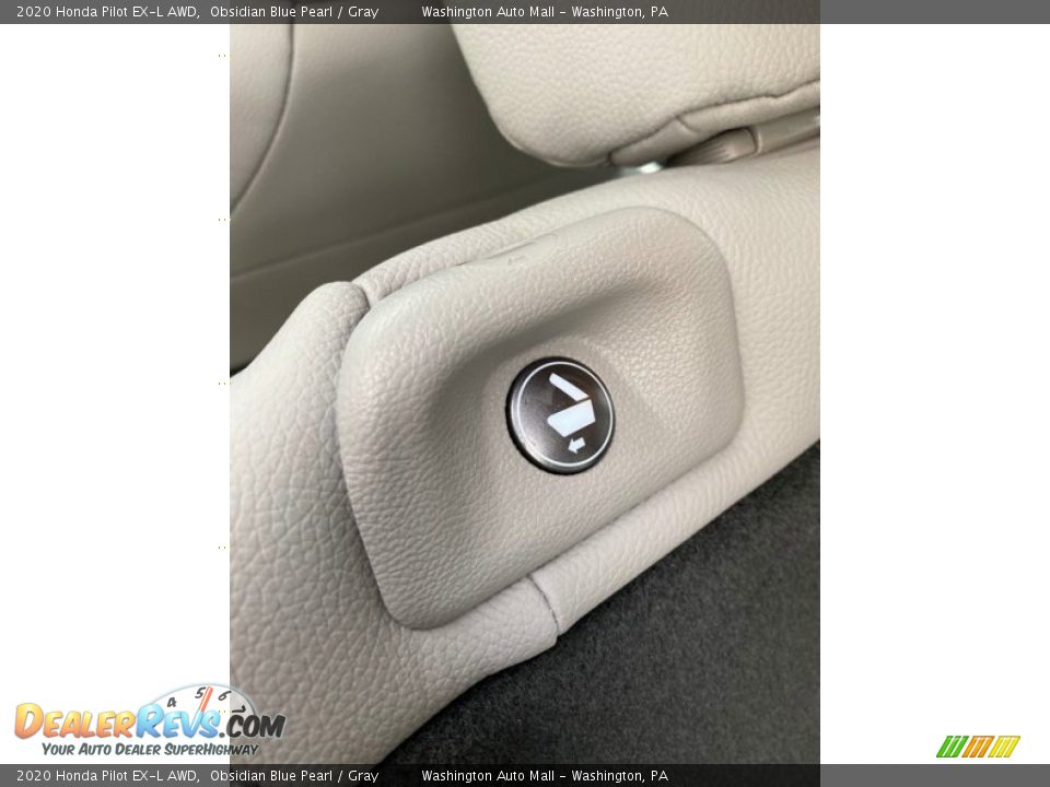 2020 Honda Pilot EX-L AWD Obsidian Blue Pearl / Gray Photo #20