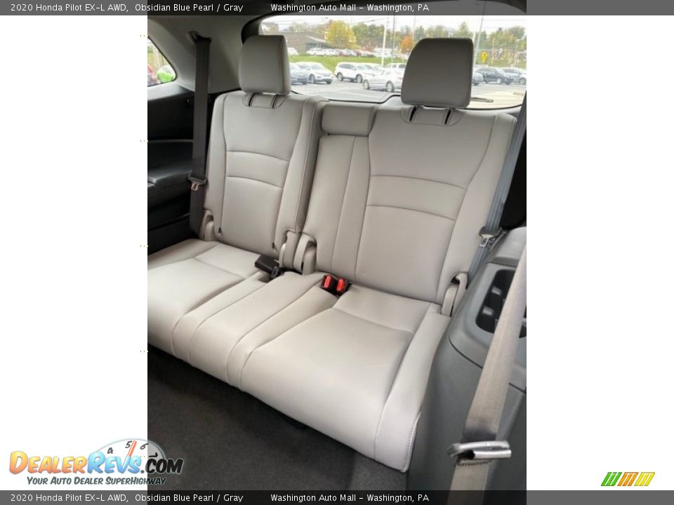 2020 Honda Pilot EX-L AWD Obsidian Blue Pearl / Gray Photo #21
