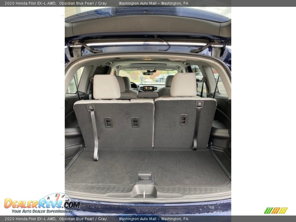 2020 Honda Pilot EX-L AWD Obsidian Blue Pearl / Gray Photo #23