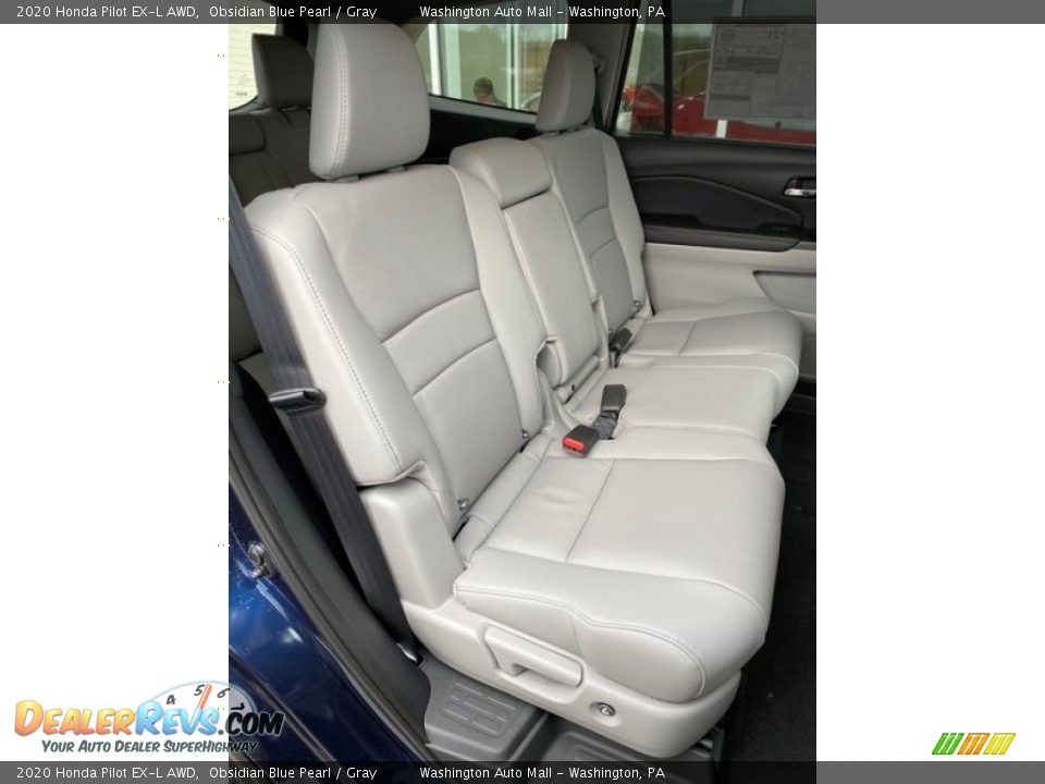 2020 Honda Pilot EX-L AWD Obsidian Blue Pearl / Gray Photo #27
