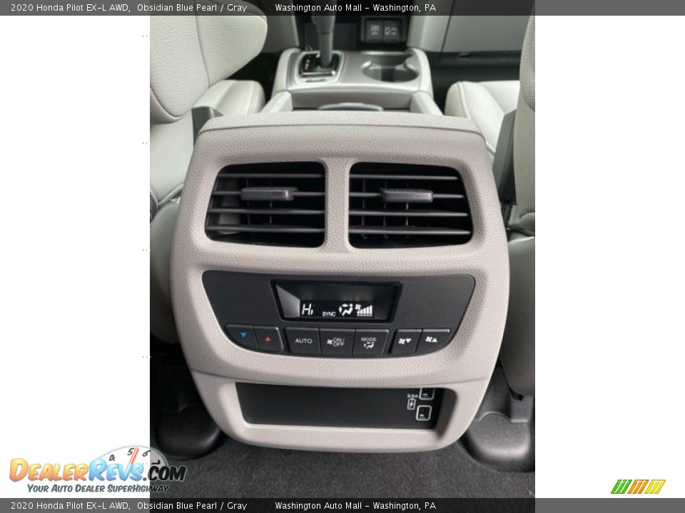 2020 Honda Pilot EX-L AWD Obsidian Blue Pearl / Gray Photo #31