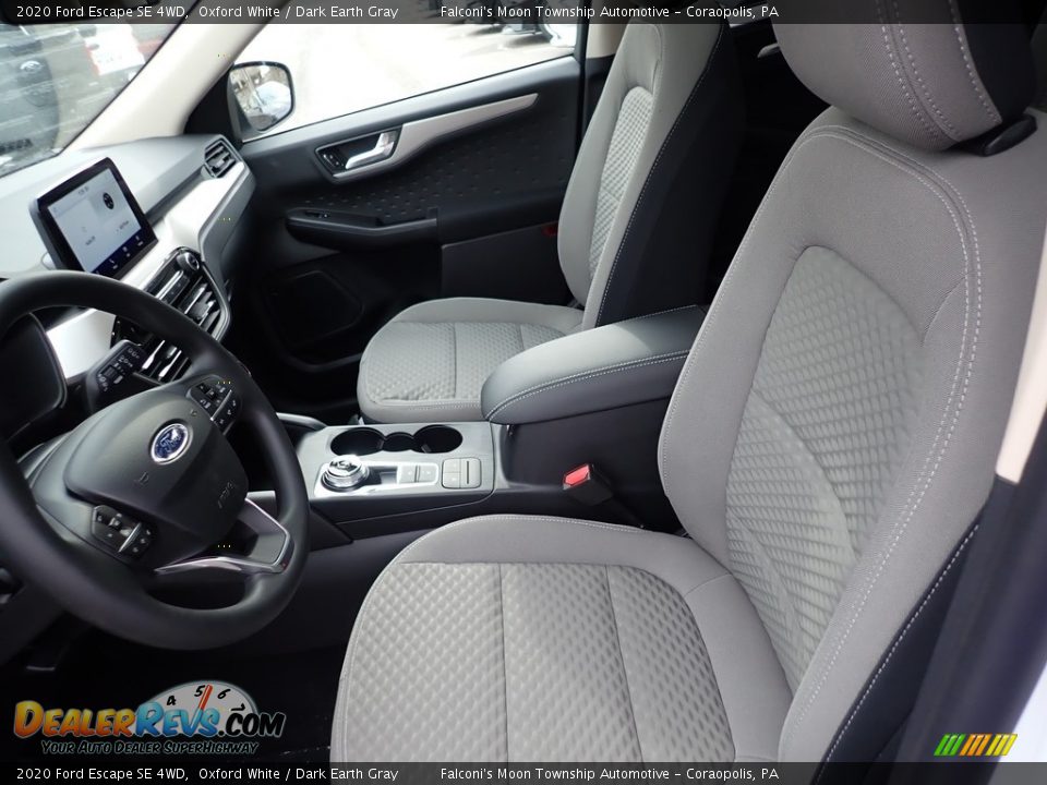 Front Seat of 2020 Ford Escape SE 4WD Photo #9