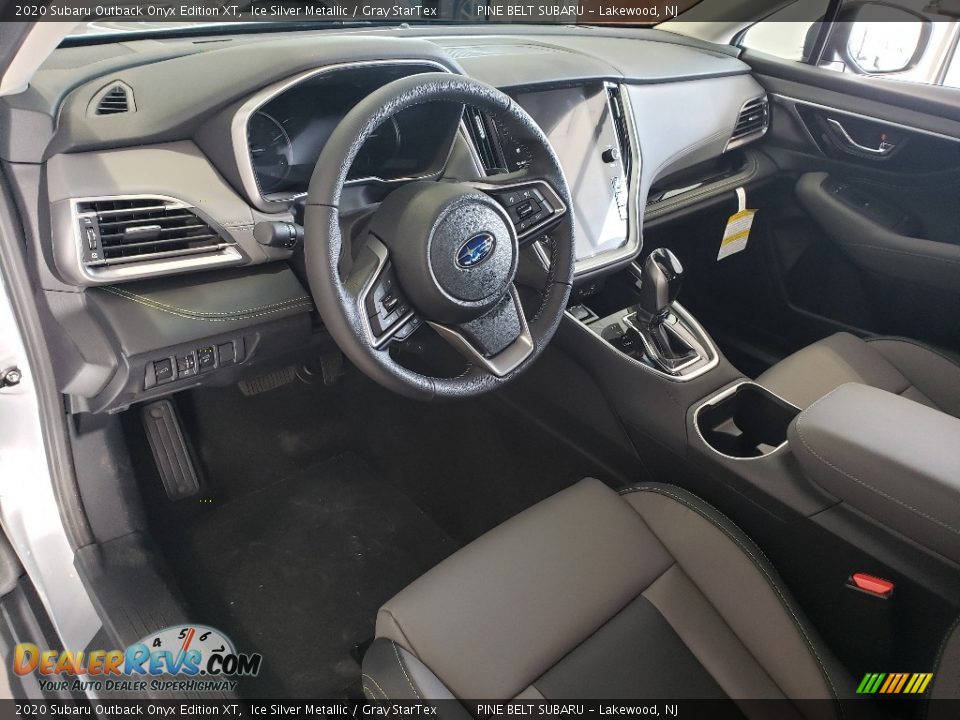 Gray StarTex Interior - 2020 Subaru Outback Onyx Edition XT Photo #8