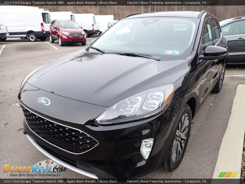 Agate Black Metallic 2020 Ford Escape Titanium Hybrid 4WD Photo #5