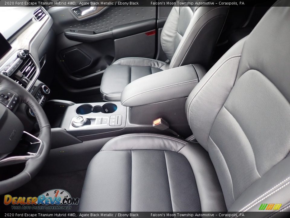 Front Seat of 2020 Ford Escape Titanium Hybrid 4WD Photo #9