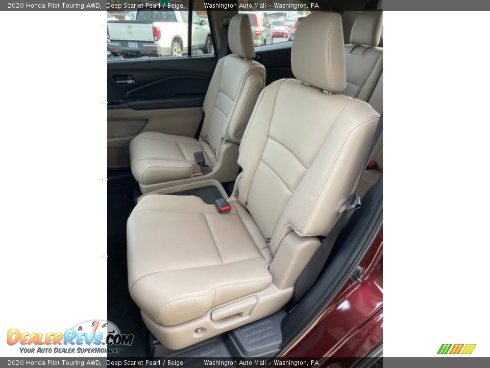 2020 Honda Pilot Touring AWD Deep Scarlet Pearl / Beige Photo #18