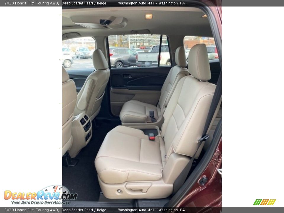 2020 Honda Pilot Touring AWD Deep Scarlet Pearl / Beige Photo #19
