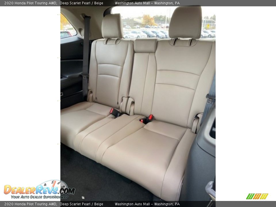 2020 Honda Pilot Touring AWD Deep Scarlet Pearl / Beige Photo #21