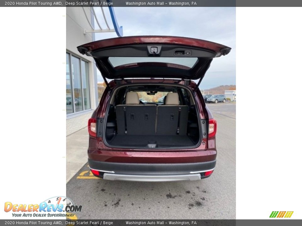 2020 Honda Pilot Touring AWD Deep Scarlet Pearl / Beige Photo #23