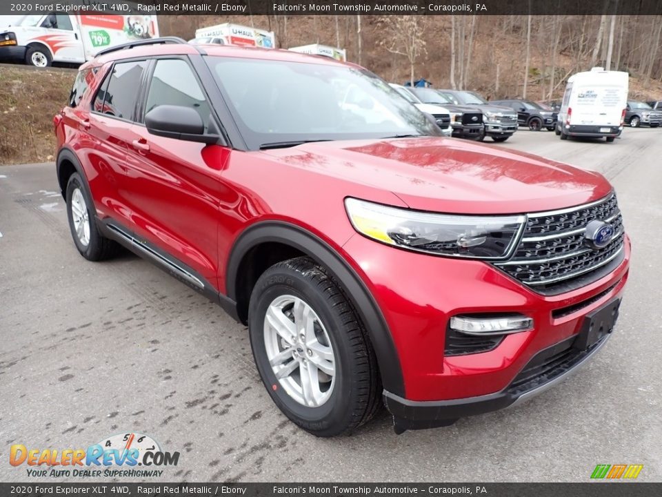 Rapid Red Metallic 2020 Ford Explorer XLT 4WD Photo #3
