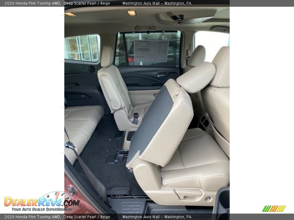 2020 Honda Pilot Touring AWD Deep Scarlet Pearl / Beige Photo #29
