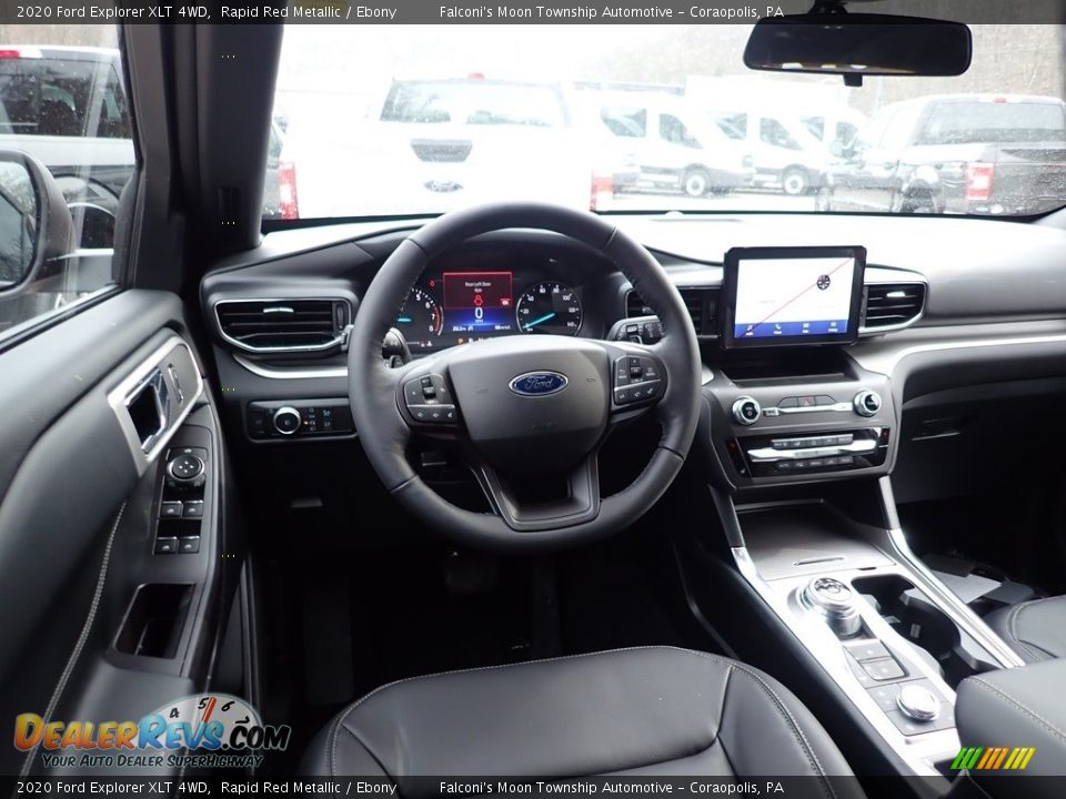 Front Seat of 2020 Ford Explorer XLT 4WD Photo #8