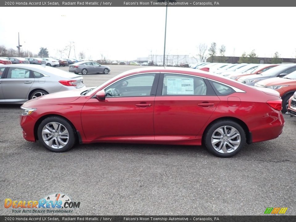 2020 Honda Accord LX Sedan Radiant Red Metallic / Ivory Photo #2