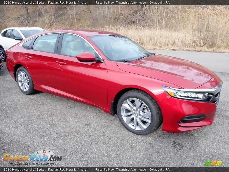 2020 Honda Accord LX Sedan Radiant Red Metallic / Ivory Photo #6