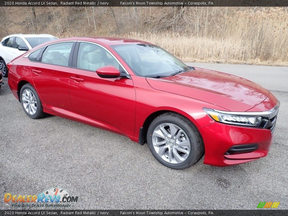 2020 Honda Accord LX Sedan Radiant Red Metallic / Ivory Photo #6