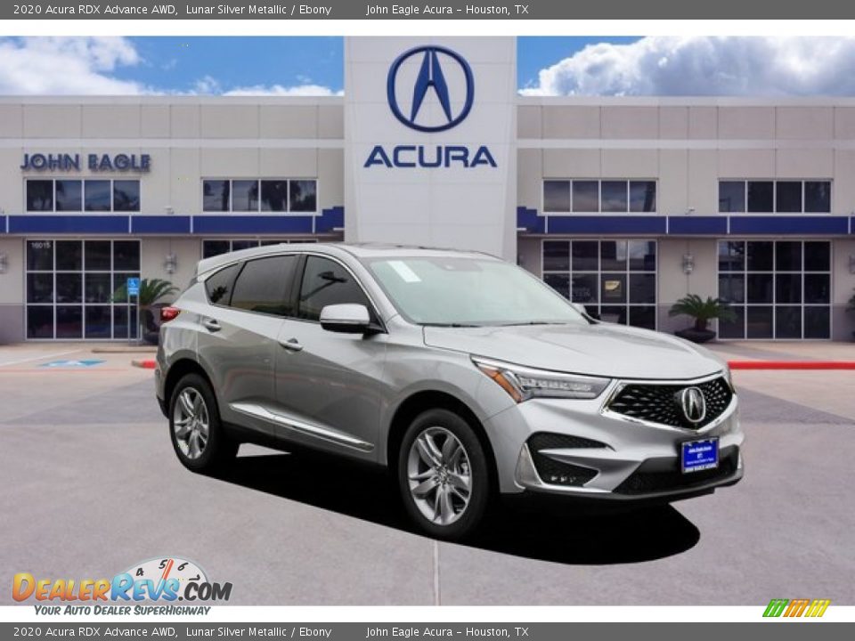 2020 Acura RDX Advance AWD Lunar Silver Metallic / Ebony Photo #1