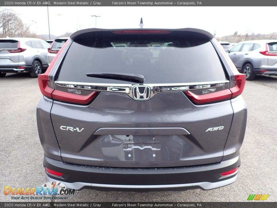 2020 Honda CR-V EX AWD Modern Steel Metallic / Gray Photo #3