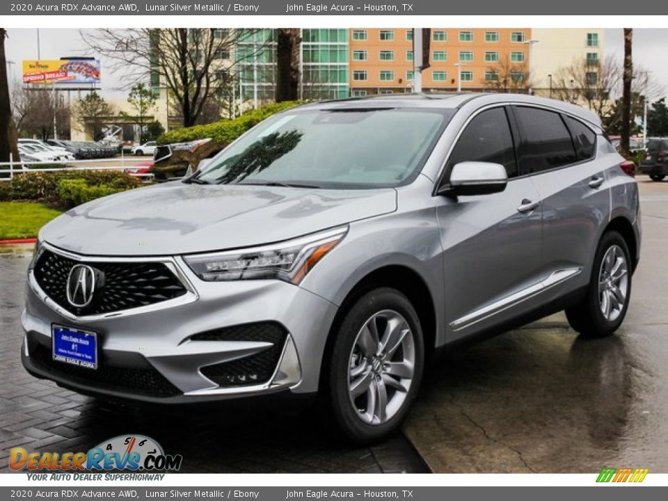 2020 Acura RDX Advance AWD Lunar Silver Metallic / Ebony Photo #3