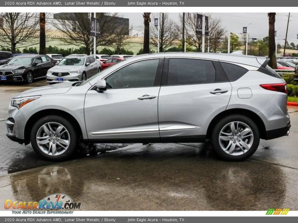 2020 Acura RDX Advance AWD Lunar Silver Metallic / Ebony Photo #4