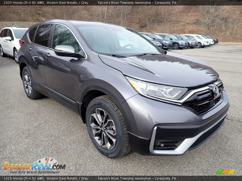 2020 Honda CR-V EX AWD Modern Steel Metallic / Gray Photo #5