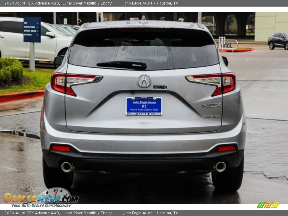 2020 Acura RDX Advance AWD Lunar Silver Metallic / Ebony Photo #6