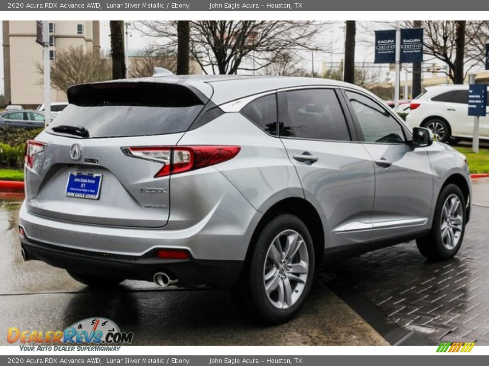 2020 Acura RDX Advance AWD Lunar Silver Metallic / Ebony Photo #7