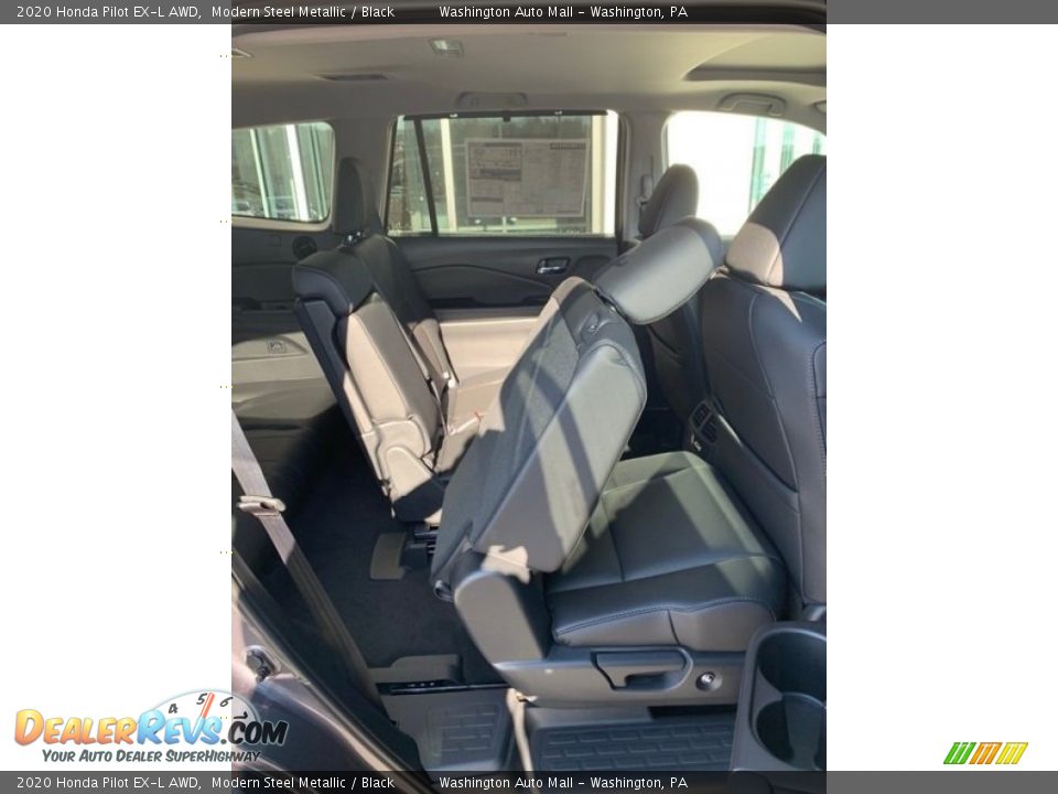 2020 Honda Pilot EX-L AWD Modern Steel Metallic / Black Photo #28