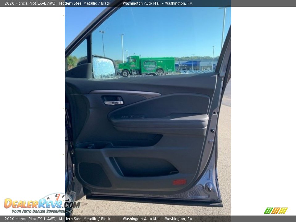 2020 Honda Pilot EX-L AWD Modern Steel Metallic / Black Photo #31