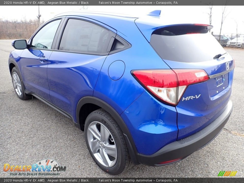 2020 Honda HR-V EX AWD Aegean Blue Metallic / Black Photo #2