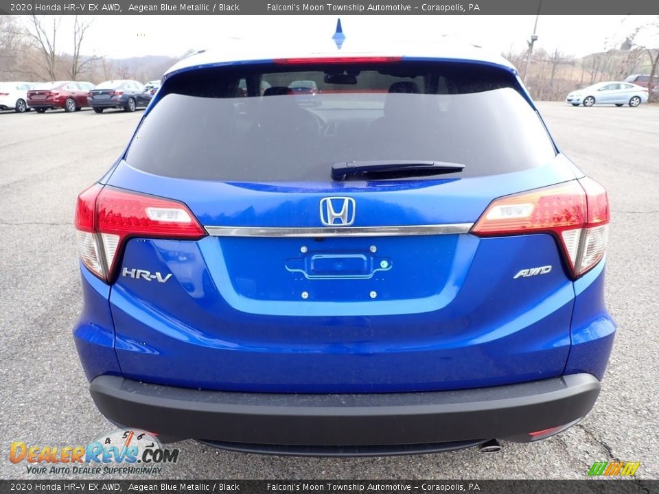 2020 Honda HR-V EX AWD Aegean Blue Metallic / Black Photo #3