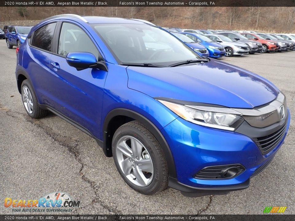 Front 3/4 View of 2020 Honda HR-V EX AWD Photo #5