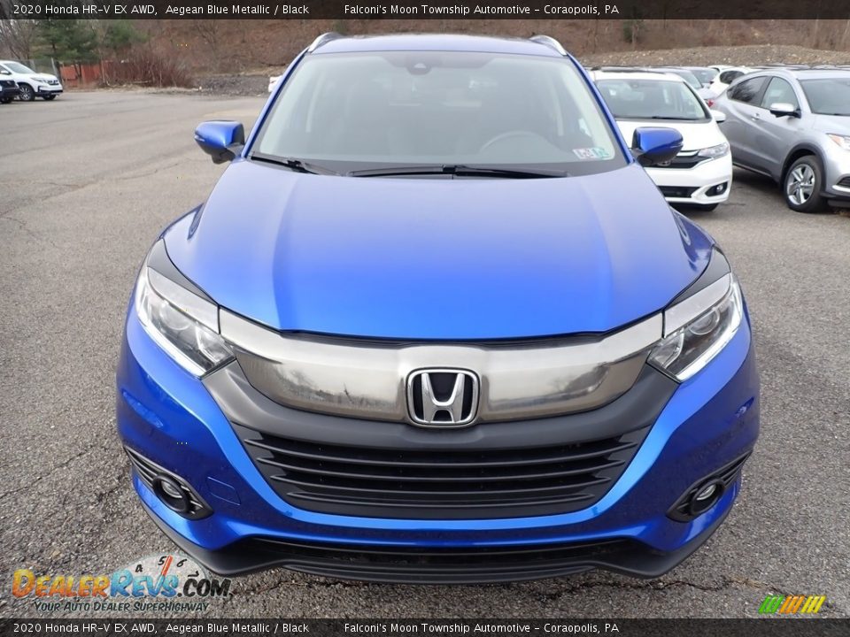 2020 Honda HR-V EX AWD Aegean Blue Metallic / Black Photo #6