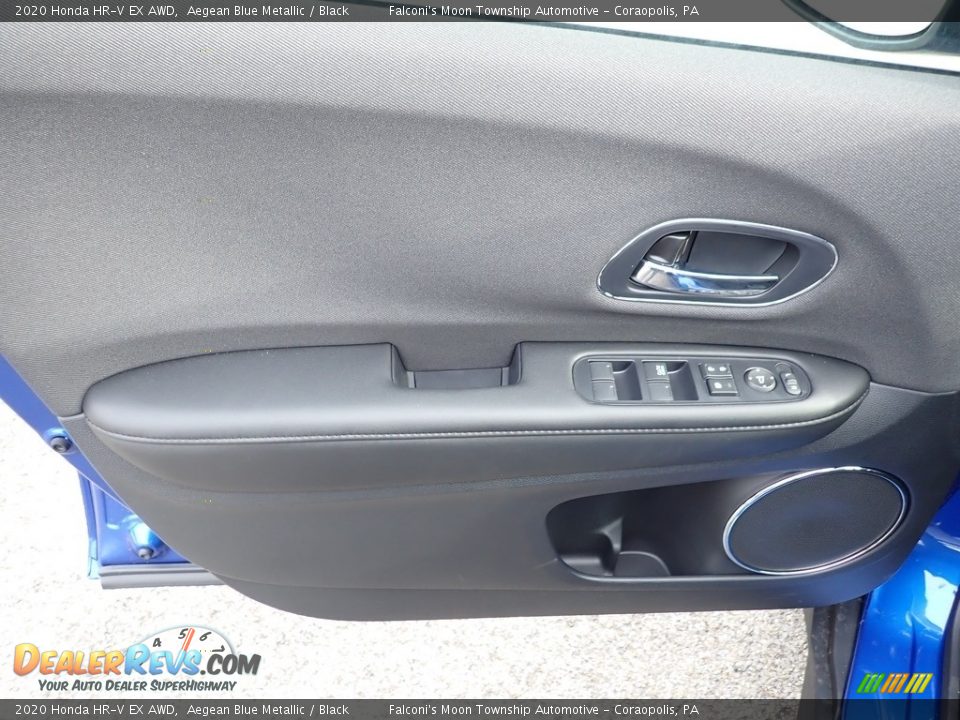 2020 Honda HR-V EX AWD Aegean Blue Metallic / Black Photo #8
