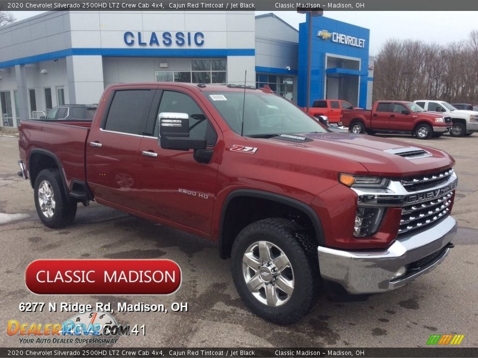 2020 Chevrolet Silverado 2500HD LTZ Crew Cab 4x4 Cajun Red Tintcoat / Jet Black Photo #1