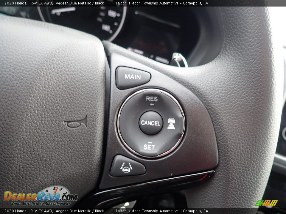 2020 Honda HR-V EX AWD Aegean Blue Metallic / Black Photo #13
