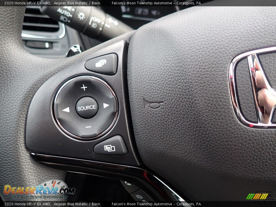 2020 Honda HR-V EX AWD Aegean Blue Metallic / Black Photo #14