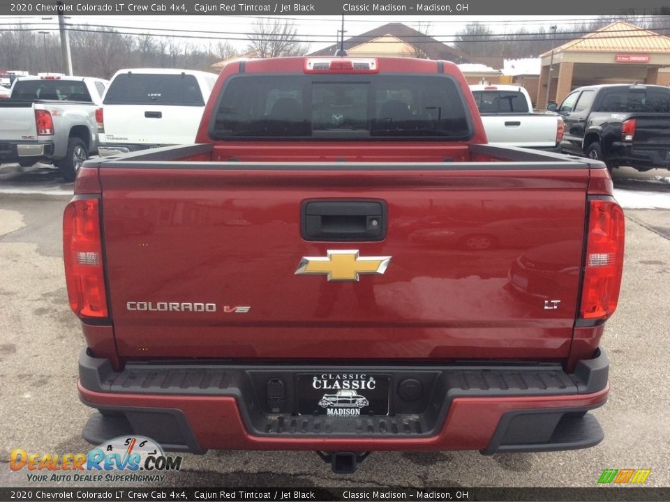 2020 Chevrolet Colorado LT Crew Cab 4x4 Cajun Red Tintcoat / Jet Black Photo #8