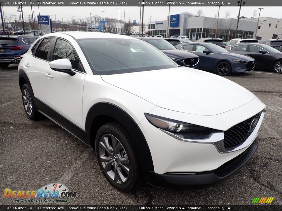 2020 Mazda CX-30 Preferred AWD Snowflake White Pearl Mica / Black Photo #3