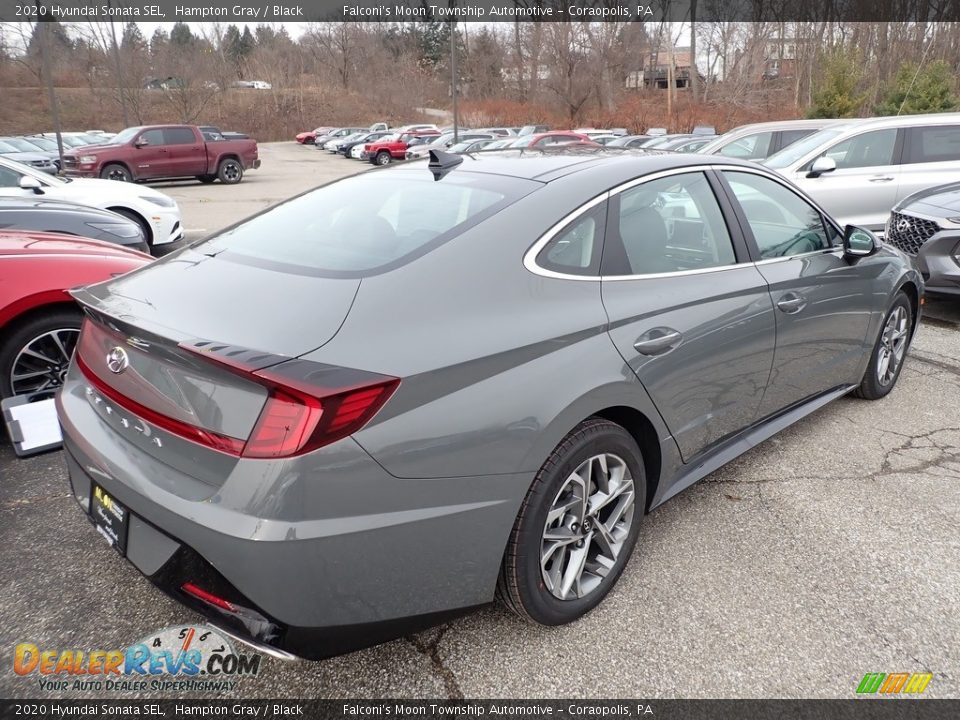 2020 Hyundai Sonata SEL Hampton Gray / Black Photo #2