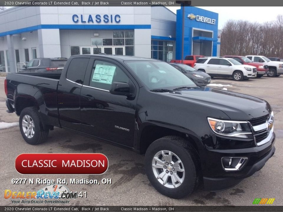 2020 Chevrolet Colorado LT Extended Cab Black / Jet Black Photo #1