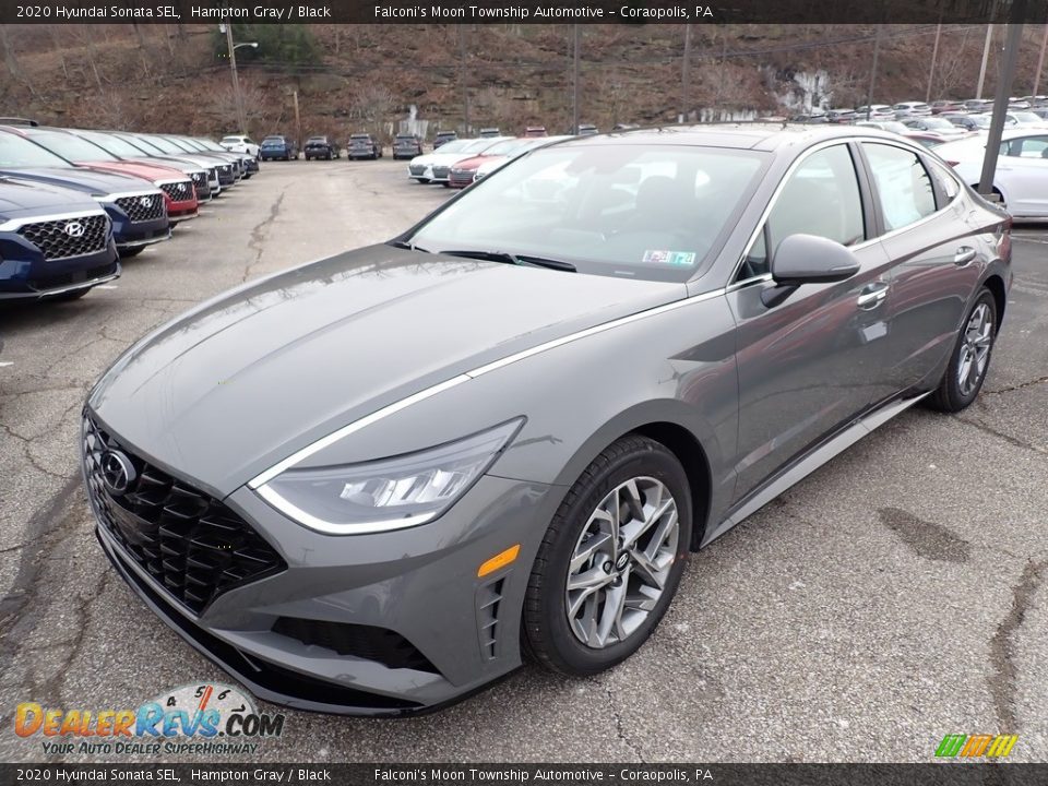 2020 Hyundai Sonata SEL Hampton Gray / Black Photo #5