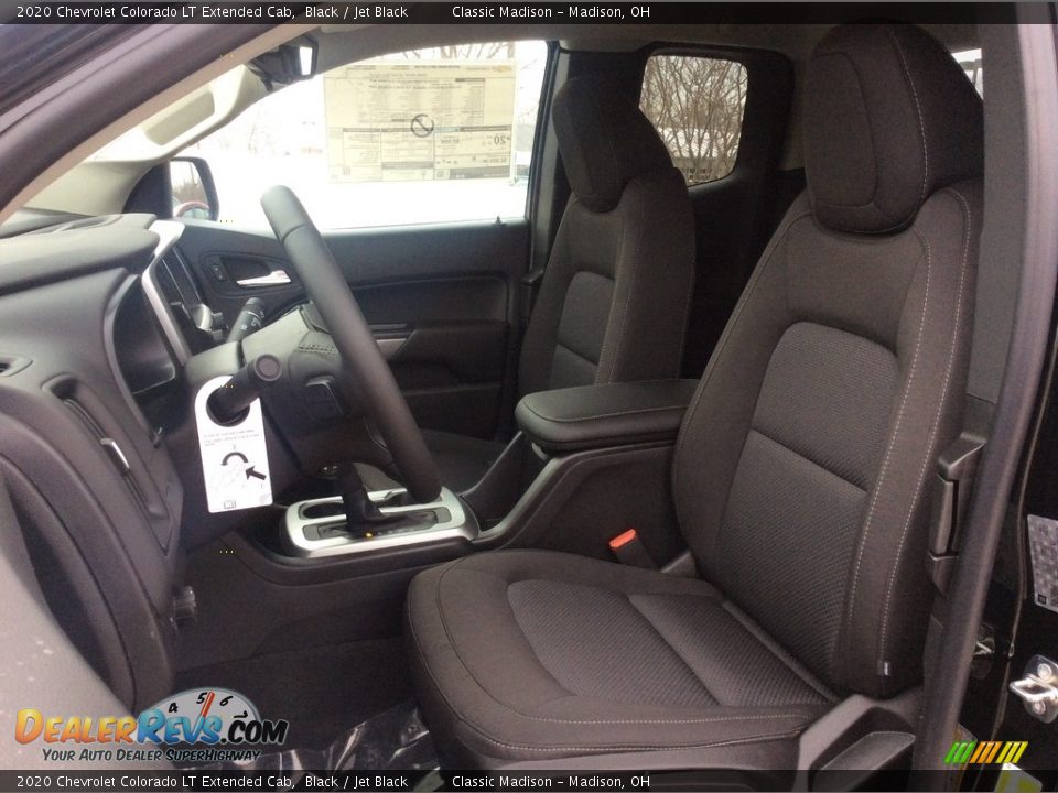 Jet Black Interior - 2020 Chevrolet Colorado LT Extended Cab Photo #2