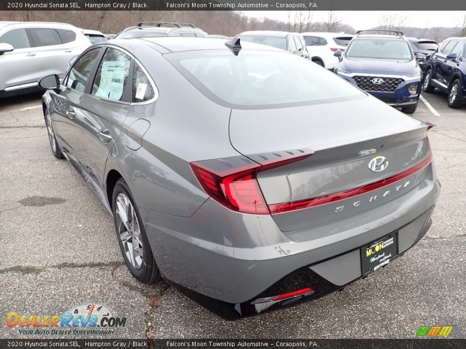 2020 Hyundai Sonata SEL Hampton Gray / Black Photo #6