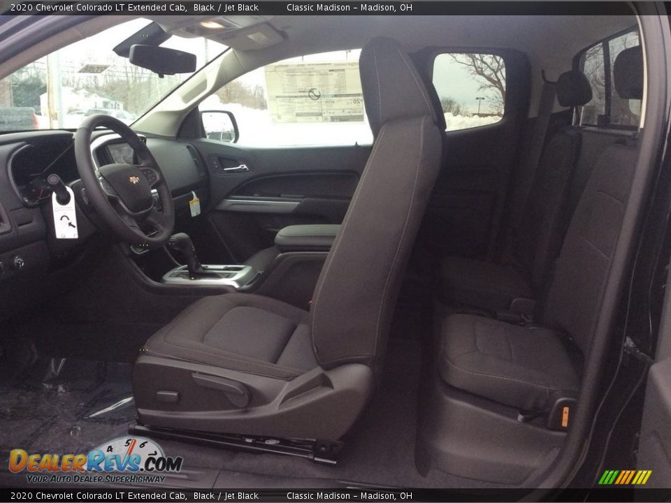 Jet Black Interior - 2020 Chevrolet Colorado LT Extended Cab Photo #13
