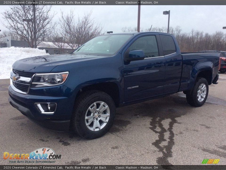 2020 Chevrolet Colorado LT Extended Cab Pacific Blue Metallic / Jet Black Photo #5